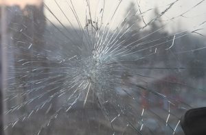 cracked windshield